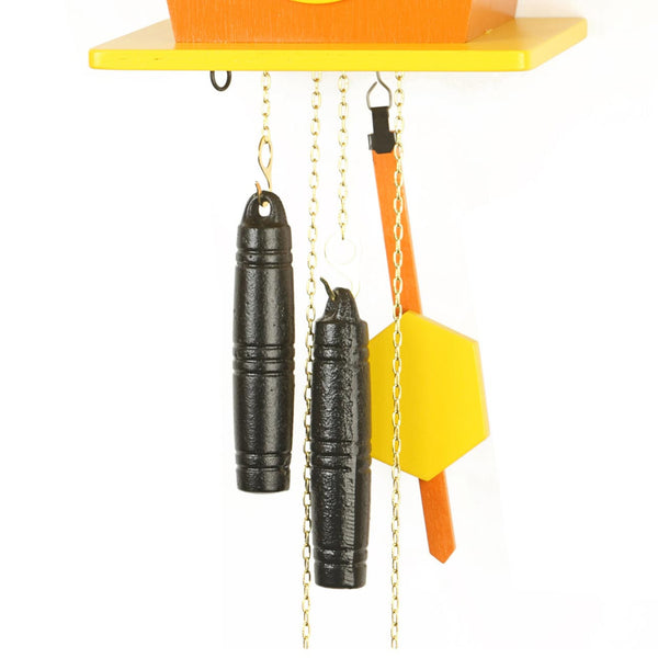  Cuckoo Clock - Chalet 1-day cuckoo clock with colourful birdhouse 21cm by Hubert Herr - Cuckoo Collections