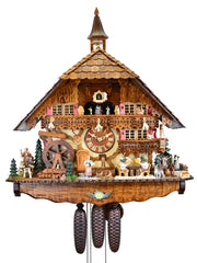 Cuckoo Clock - Chalet 8-day 2017 'Wirtschaft zum Kuckuck' Cuckoo Clock of the Year 70cm by August Schwer - Cuckoo Collections