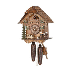  Cuckoo Clock - Chalet 8-day cuckoo clock with lumberjack 30cm by Hekas - Cuckoo Collections
