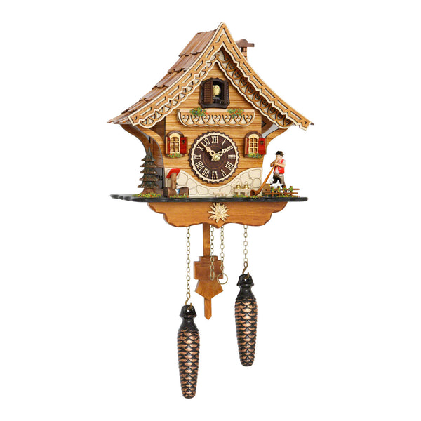  Cuckoo Clock - Chalet style quartz cuckoo clock swiss house with music 27 cm by Trenkle Uhren - Cuckoo Collections
