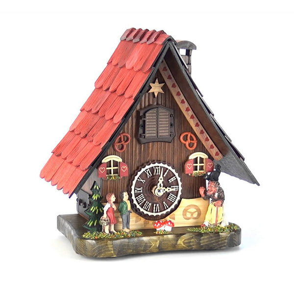  Cuckoo Clock - Chalet style quartz table cuckoo clock with music 22 cm by Trenkle Uhren - Cuckoo Collections
