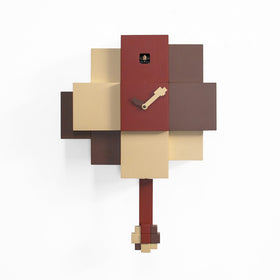  Cuckoo Clock - 'Choco' Cuckoo Clock (Brown) by Progetti - Cuckoo Collections
