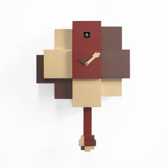 Cuckoo Clock - 'Choco' Cuckoo Clock (Brown) by Progetti - Cuckoo Collections