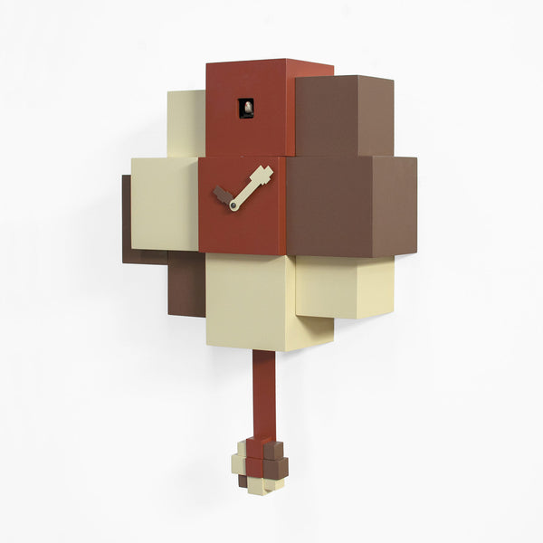  Cuckoo Clock - 'Choco' Cuckoo Clock (Brown) by Progetti - Cuckoo Collections