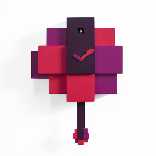  Cuckoo Clock - 'Choco' Cuckoo Clock (Purple) by Progetti - Cuckoo Collections
