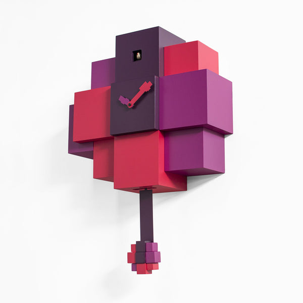  Cuckoo Clock - 'Choco' Cuckoo Clock (Purple) by Progetti - Cuckoo Collections