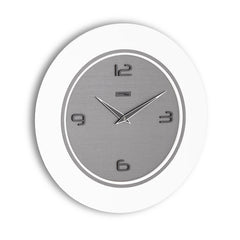  Clock - 'Circulum Big' Wall Clock  (Grey silver) by Incantesimo Design - Cuckoo Collections