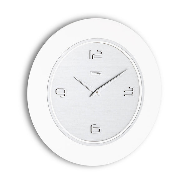  Clock - 'Circulum Big' Wall Clock  (Silver) by Incantesimo Design - Cuckoo Collections