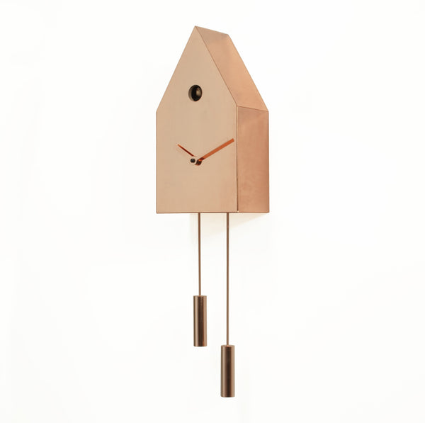 Cuckoo Clock - '24k' Cuckoo Clock (Copper) by Progetti - Cuckoo Collections