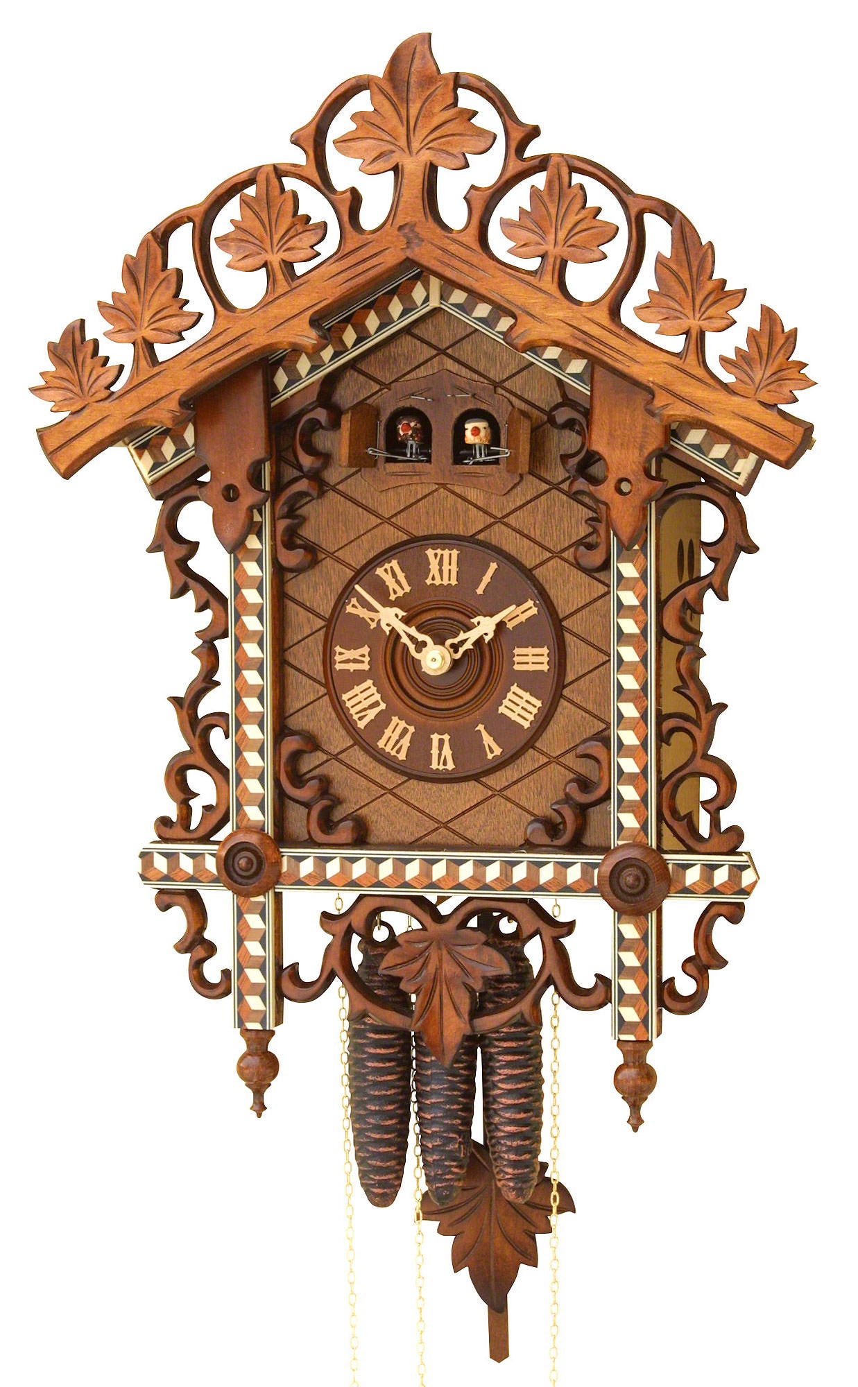 Antique Replica Cuckoo Clock 45cm by Rombach Haas Cuckoo