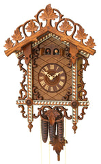  Cuckoo Clock - Antique Replica 1885 'Railroad' style 1-day movement cuckoo clock 48cm by Rombach & Haas - Cuckoo Collections