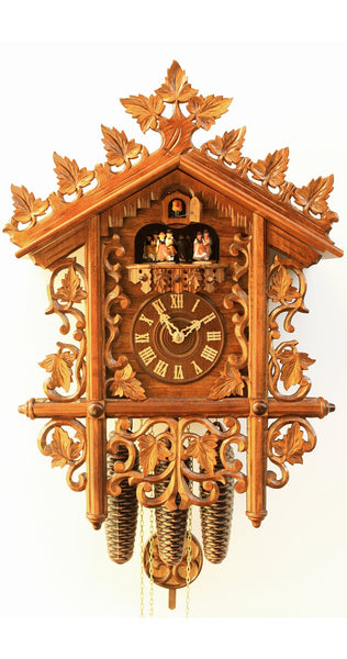  Cuckoo Clock - Antique Replica 1885 'Railroad' style 8-day movement cuckoo clock 53cm by Rombach & Haas - Cuckoo Collections