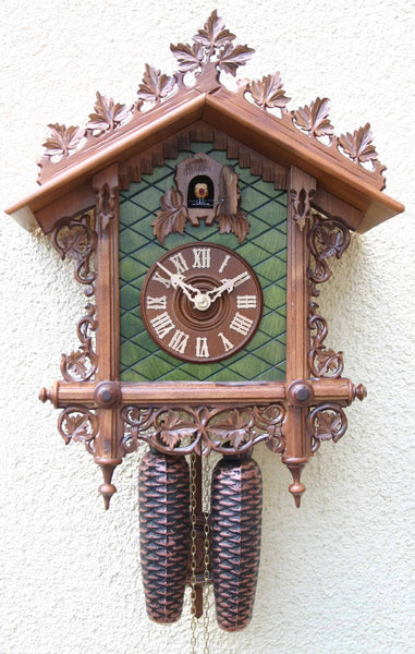  Cuckoo Clock - Antique Replica 1885 'Railroad' style 8-day movement cuckoo clock 40cm by Rombach & Haas - Cuckoo Collections