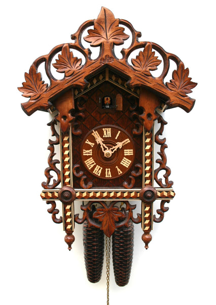 Cuckoo Clock - Antique Replica 1885 'Railroad' 8-day movement cuckoo clock 42cm by Rombach & Haas - Cuckoo Collections