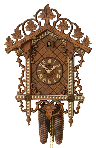  Cuckoo Clock - Antique Replica 1885 'Railroad' style 8-day movement cuckoo clock 48cm by Rombach & Haas - Cuckoo Collections
