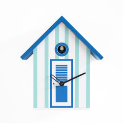  Cuckoo Clock - 'Bagni Nettuno' Cuckoo Clock (White & Light blue) by Progetti - Cuckoo Collections