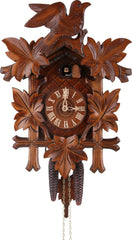  Cuckoo Clock - Carved style 1 day movement cuckoo clock 5 leaves bird 40cm by Rombach & Haas - Cuckoo Collections