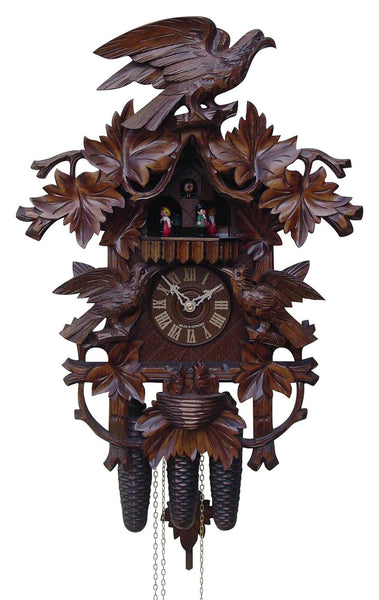  Cuckoo Clock - Carved style 8 day movement cuckoo clock 53cm by Rombach & Haas - Cuckoo Collections