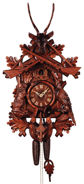  Cuckoo Clock - Carved style 8 day movement cuckoo clock 80cm by Rombach & Haas - Cuckoo Collections