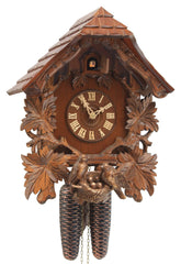  Cuckoo Clock - Carved style 8 day movement cuckoo clock black forest house 38cm by Rombach & Haas - Cuckoo Collections