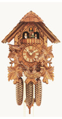  Cuckoo Clock - Carved style 8 day movement cuckoo clock feeding birds nest 41cm by Rombach & Haas - Cuckoo Collections