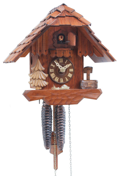  Cuckoo Clock - Chalet style 1 day movement cuckoo clock little black forest home 22cm by Rombach & Haas - Cuckoo Collections