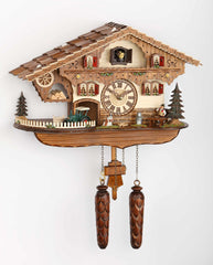  Cuckoo Clock - Chalet style quartz cuckoo clock with accordion player and cuckoo 27cm by Trenkle Uhren - Cuckoo Collections
