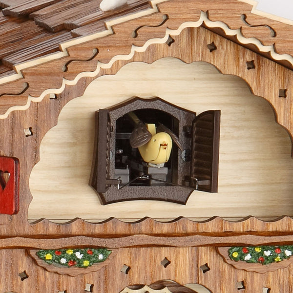  Cuckoo Clock - Chalet style quartz cuckoo clock with accordion player and cuckoo 27cm by Trenkle Uhren - Cuckoo Collections