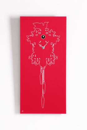  Cuckoo Clock - 'Cu Cu' Cuckoo Clock (Red) by Progetti - Cuckoo Collections