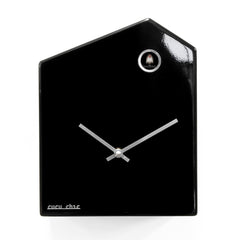  Cuckoo Clock - 'Cucu Chic' Chalet Cuckoo Clock (Gloss Black) by Progetti - Cuckoo Collections