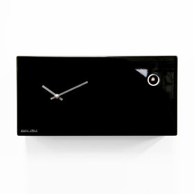  Cuckoo Clock - 'Cucu Chic' Rectangle Cuckoo Clock (Gloss Black) by Progetti - Cuckoo Collections