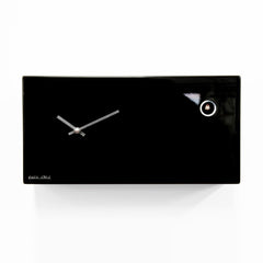  Cuckoo Clock - 'Cucu Chic' Rectangle Cuckoo Clock (Gloss Black) by Progetti - Cuckoo Collections
