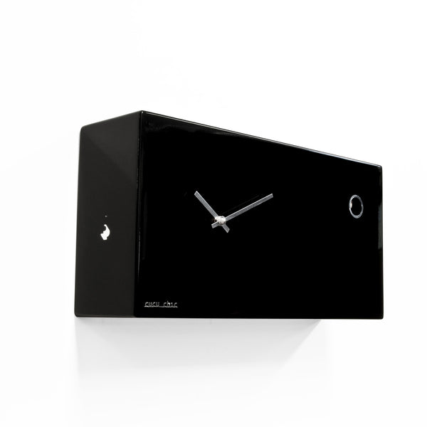  Cuckoo Clock - 'Cucu Chic' Rectangle Cuckoo Clock (Gloss Black) by Progetti - Cuckoo Collections
