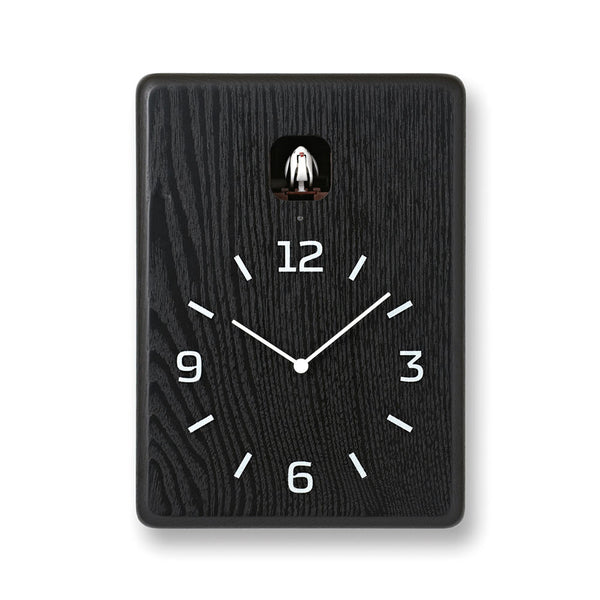  Cuckoo Clock - Cucu Wall Clock (Black Wood) by Lemnos - Cuckoo Collections