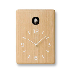  Cuckoo Clock - Cucu Wall Clock (Natural Wood) by Lemnos - Cuckoo Collections