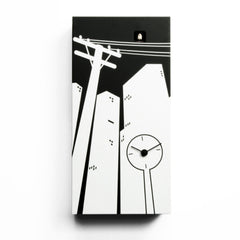  Cuckoo Clock - 'Cucucity' Cuckoo Clock (Black) by Progetti - Cuckoo Collections