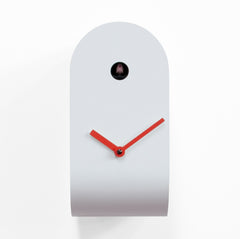  Cuckoo Clock - 'Cucupola' Cuckoo Clock (White and Red) by Progetti - Cuckoo Collections