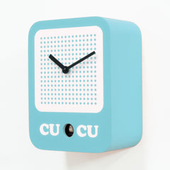  Cuckoo Clock - 'Cucuradio' Cuckoo Clock (Light blue & white) by Progetti - Cuckoo Collections