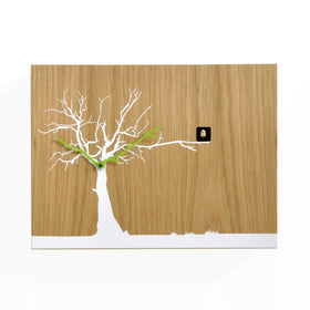  Cuckoo Clock - 'CuCuRuKu' Cuckoo Clock (Oak wood & White tree) by Progetti - Cuckoo Collections