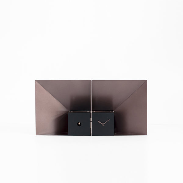  Cuckoo Clock - 'Deep' Cuckoo Clock (Bronze & Black) by Progetti - Cuckoo Collections