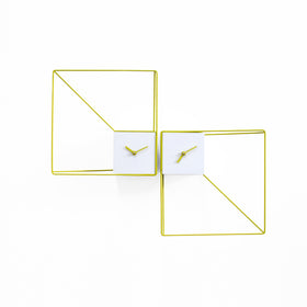  Cuckoo Clock - 'Deep' Cuckoo Clock (Green & White) by Progetti - Cuckoo Collections