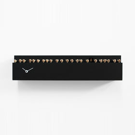  Cuckoo Clock - 'Fatti + in la' Cuckoo Clock (Black) by Progetti - Cuckoo Collections