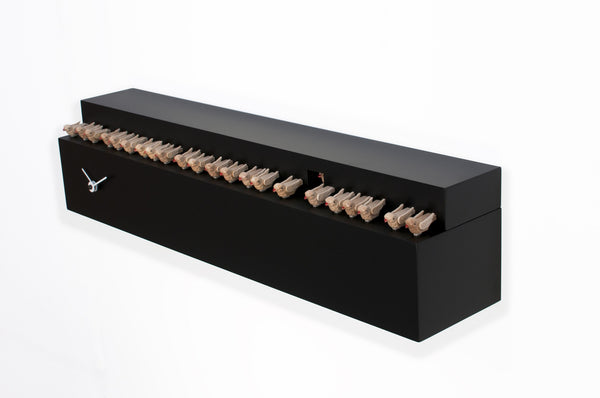  Cuckoo Clock - 'Fatti + in la' Cuckoo Clock (Black) by Progetti - Cuckoo Collections