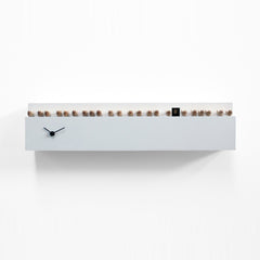 Cuckoo Clock - 'Fatti + in la' Cuckoo Clock (White) by Progetti - Cuckoo Collections