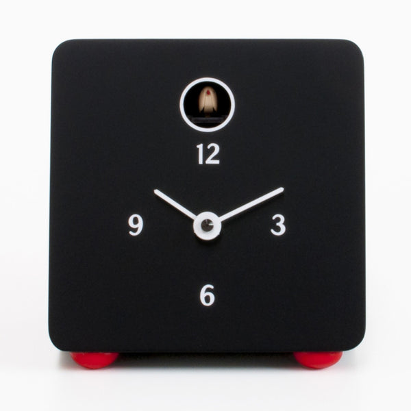  Cuckoo Clock - 'Fido' Cuckoo Clock (Black) by Progetti - Cuckoo Collections