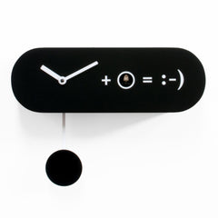  Cuckoo Clock - 'Formula' Cuckoo Clock (Black) by Progetti - Cuckoo Collections