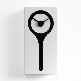  Cuckoo Clock - 'Koo Koo' Cuckoo Clock (White and black) by Progetti - Cuckoo Collections