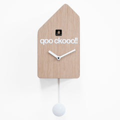  Cuckoo Clock - 'Qoockoo' Cuckoo Clock (Light wood) by Progetti - Cuckoo Collections