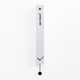  Cuckoo Clock - 'Qoockoo' Vertical Cuckoo Clock (White) by Progetti - Cuckoo Collections