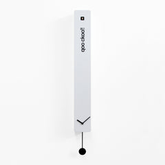  Cuckoo Clock - 'Qoockoo' Vertical Cuckoo Clock (White) by Progetti - Cuckoo Collections